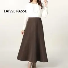 LAISSE PASSE レッセパッセ フレアカラーブラウスドッキングワンピースのサムネイル