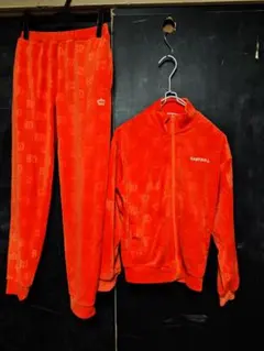 BABYDOLL オレンジ ベロア ジャージセット