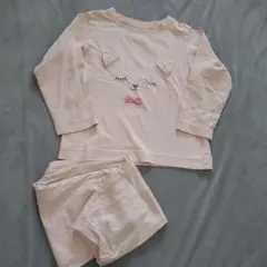 GU 猫ちゃん パジャマ 110cm　ピンク