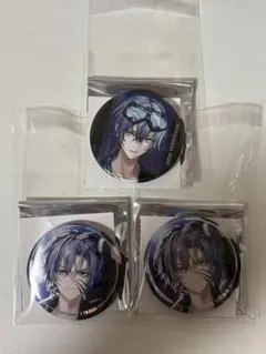 にじさんじ　小柳ロウ　ぎゃうるふ　うるふ　缶バッジ