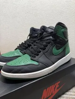 NIKE Air Jordan 1 ブラック/グリーン