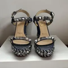 ☆ Christian Louboutin カタクロウ デニム サンダル ☆のサムネイル