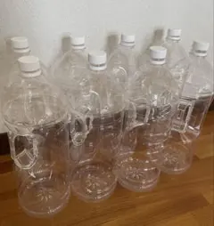 4L 空ペットボトル 8本 食品容器 洗浄済み キャップ付きのサムネイル