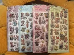 ズートピア　ステッカー　3Dシール　ボンボンドロップシール風 4枚セット