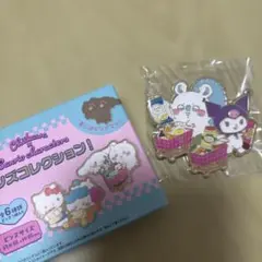 ちいかわ✖️サンリオ　ピンズコレクション　モモンガ✖️クロミ