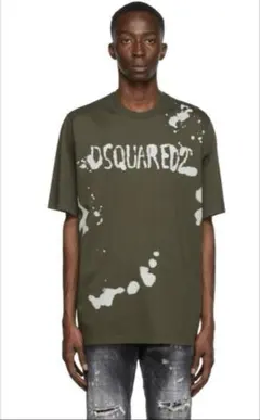 DSQUARED2 ディースクエアード　ブリーチ　ロゴ　tシャツ