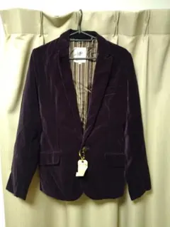 fscabテーラードベロアジャケットパープルオシャレ新品未使用ストリート裏原М