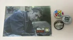 長谷川慎　HIGH&LOW ポストカードと缶バッジセット