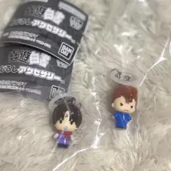 新品　幽☆遊☆白書　幽遊白書　めじるしアクセサリー　桑原和真　コエンマ　セット