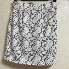 rienda レース模様 ミニスカート S