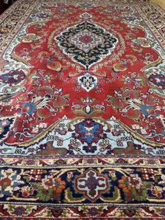 Y3053 高級ペルシャ絨毯 カシャーン産 ウール100% 手織 大判 299㎝ Y3053 高級ペルシャ絨毯 カシャーン産 ウール100% 手織 大判 299㎝