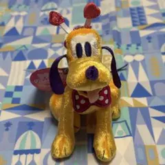 東京ディズニーランド　ミニーのファンダーランド　プルート　ぬいぐるみバッジ