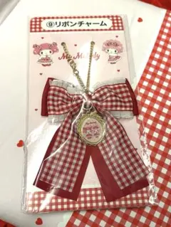 マイメロくじ　マイメロディ リボンチャーム