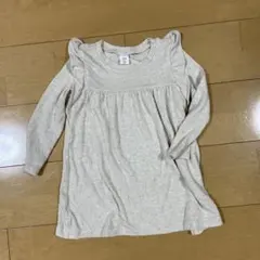 baby GAP ベージュ フリル付きワンピース 2歳90センチ