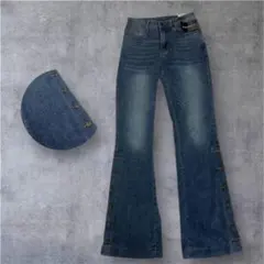 WESTFADE フレアデニム サイドボタン y2k archive 00s