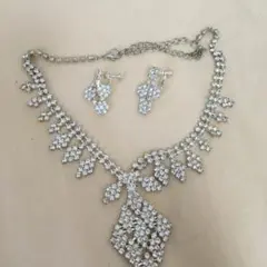 ネックレス&イヤリング セット 結婚式