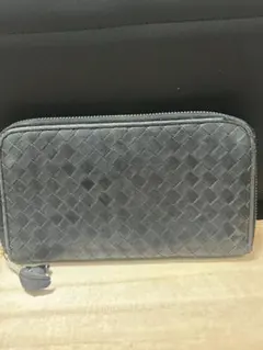 ボッテガヴェネタ　黒 レザー 長財布 カードポケット多数