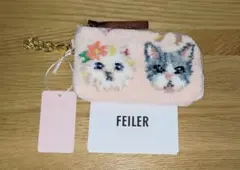 新品タグ付き】ラブラリーキャッツ キー＆カードポーチ フェイラー