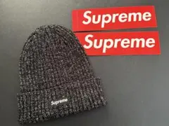 supreme ニットキャップ　ブラック