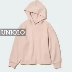 k0084 UNIQLO ドライスウェットプルパーカ ピンク