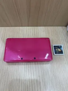 ３DS　ピンク　本体　モンハン　充電器付き
