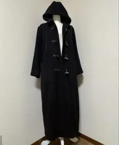 カルバンクライン　ブラック ダッフルコート フード付き