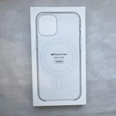 <未使用>アップル純正iphone12mini用クリアケースMagSafe対応