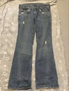 True Religion ブーツカットデニム ブラック 26 - メルカリ