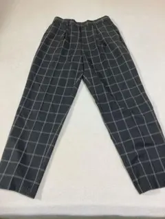 メンズ☆チェックワイドパンツ