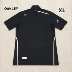 OAKLEY オークリー 速乾性半袖ポロシャツ ブラック ゴルフウェア L