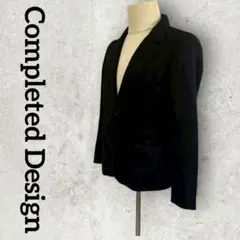 Completed Design テーラードジャケット (M) ブラック メンズ