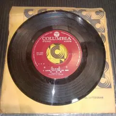 ジャンク出品　コロンビア 45RPM レコード 神の心 おにわのひと