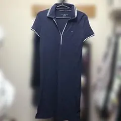 TOMMY HILFIGER ネイビー ポロシャツ ワンピース XS