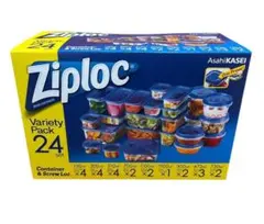 新品未開封　ジップロックコンテナー Ziploc 9種類 24個入 セット　保存のサムネイル