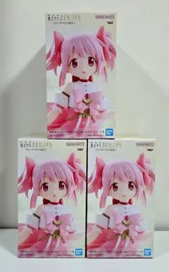 劇場版 魔法少女まどか☆マギカ 鹿目まどか フィギュア　3体セット　まとめ売り