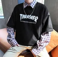 【期間限定】メンズ　Tシャツ　XL　半袖　ブラック　人気　ストリート　ロゴ