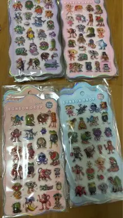 イタリアンブレインロット　ボンボンドロップシール　ぷくぷくシール　4枚セット