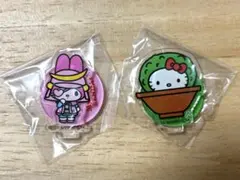 匿名配送　宮城限定　パネルスタンド　マイメロディ　キティ　2個セット