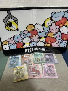 BT21minini ハピネス缶バッジくじ　A〜G賞&ラストワン賞