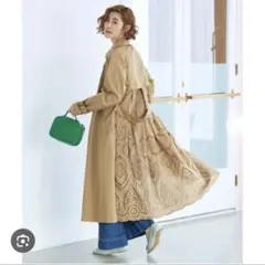 grove華やかバックスタイルトレンチコート