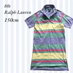【80s USA製】ラルフローレン／ポロシャツワンピース ボーダー