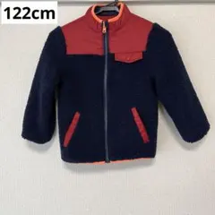 【リバーシブル】ネイビー×レッドの中綿ジャケット