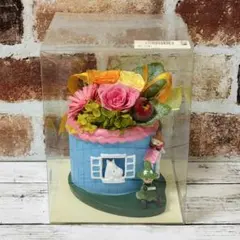 ムーミン　プリザーブドフラワー　プランター　スナフキン　リトルミイ