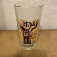 チャーリー・チャップリン グラス　vintage