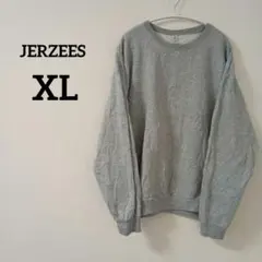 JERZEES ジャージーズ スウェット トレーナー グレー XL 古着