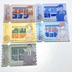 名探偵コナン モバイルステッカー 5枚 まとめ売り