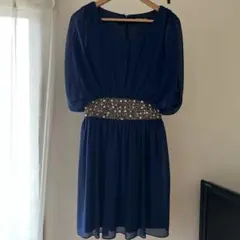 STRAWBERRY-FIELDS ネイビードレス