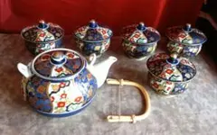 有田焼　色絵金彩　茶器セット
