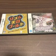 ニンテンドーDSソフト 2本セット リズム天国ゴールド ポケットモンスターパール