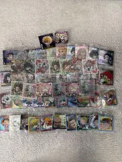 鬼滅の刃、ワンピース等 ウェハースシールセット 約50枚